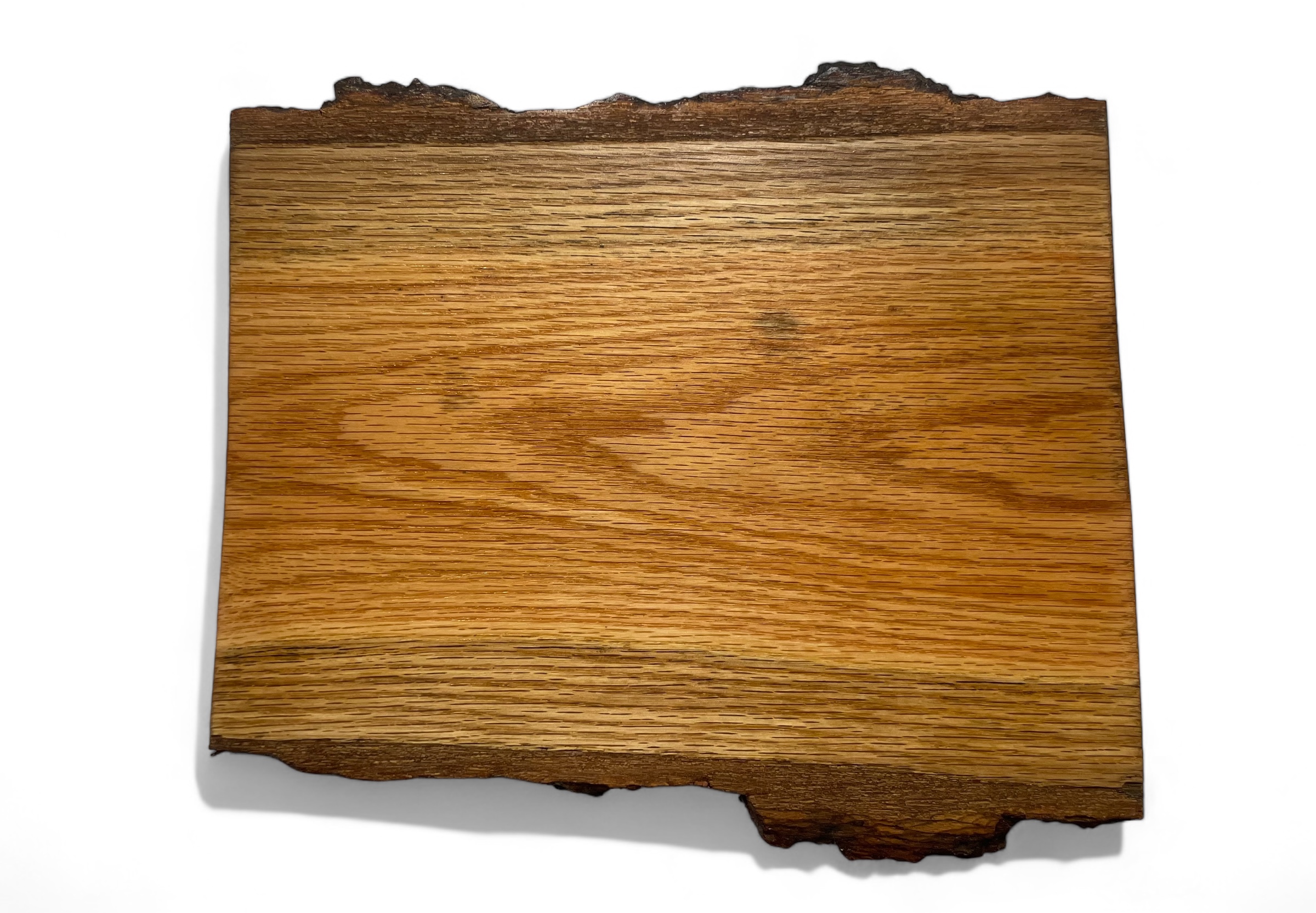 Board 01, natural live-edge serving board